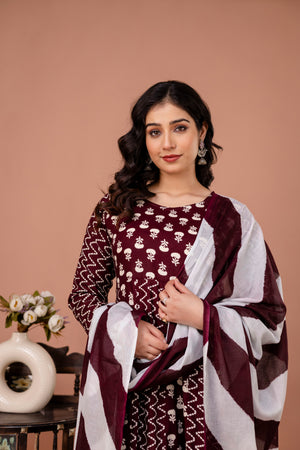 With Dupatta